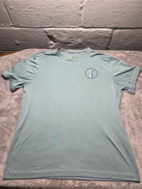 Tunaskin Echo Performance Shirt Mens XL Short Sleeve Green Fishing REPREVE UPF